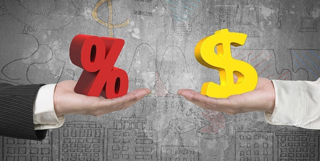 How the cash rate relates to my home loan Percentage Sign and Dollar Sign depicting the Cash Rate