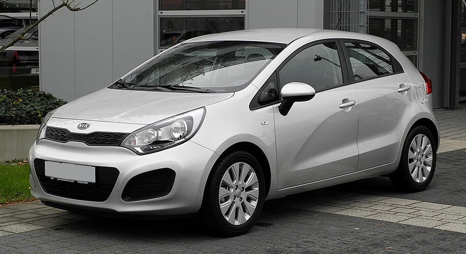 Kia Rio Loans for young buyers Kia Rio in Silver